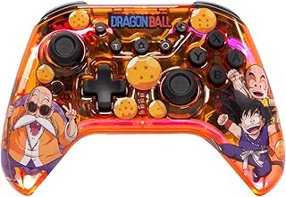 FRTEC – Mando Inalámbrico Dragon Ball Kame para Switch, PC, Móviles, Bluetooth, Luz LED RGB, Gran Autonomía