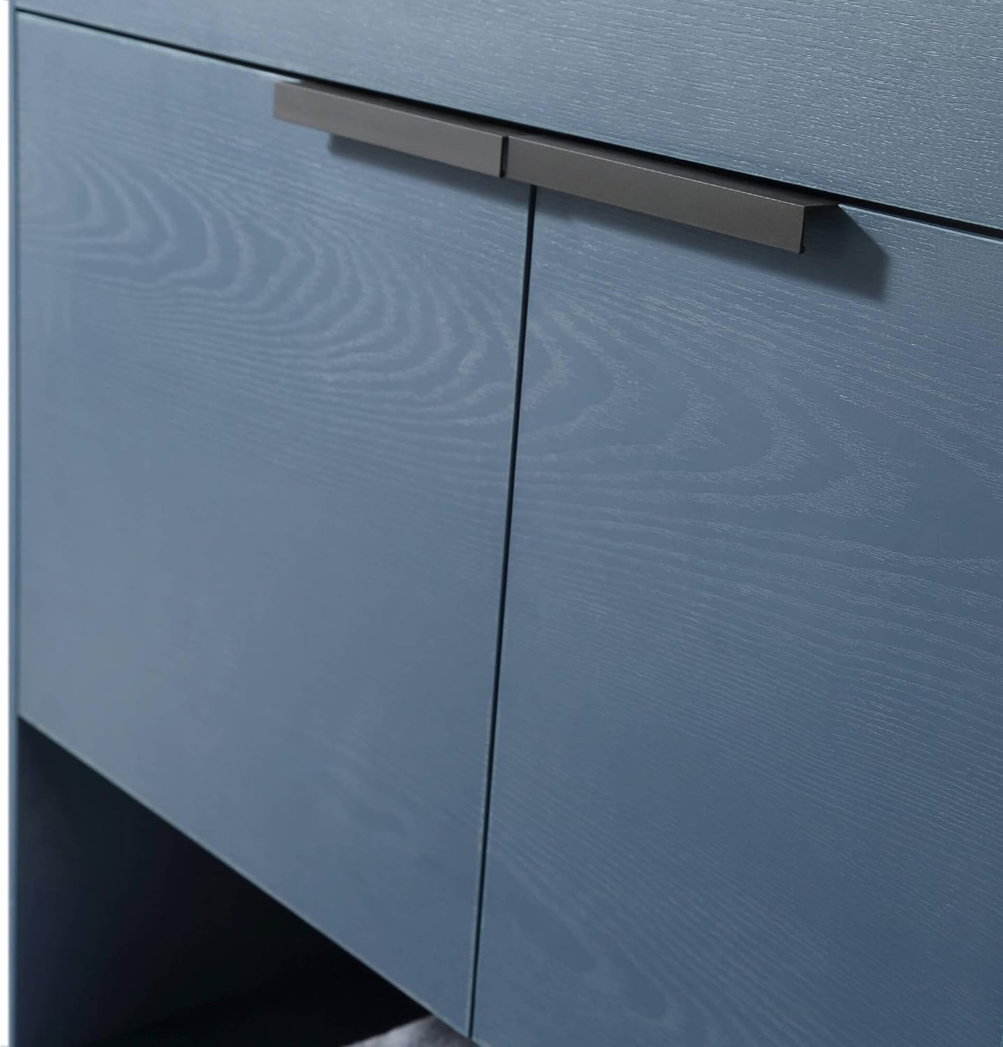 Fine Fixtures Phoenix 30 Inch Bathroom Vanity with Sink – Modern Design, Soft-Close Doors, Storage Drawers, Durable Build – Navy Blue Vanity for Small Bathrooms (Full Assembly Required)
