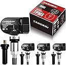 TPMS Sensor GM, 4-Pack Tire Pressure Monitoring System Sensor Replacement for GM Chevy GMC Cadillac Buick, 315MHz OE Replaces for 13586335 13581558 13598771 13598772