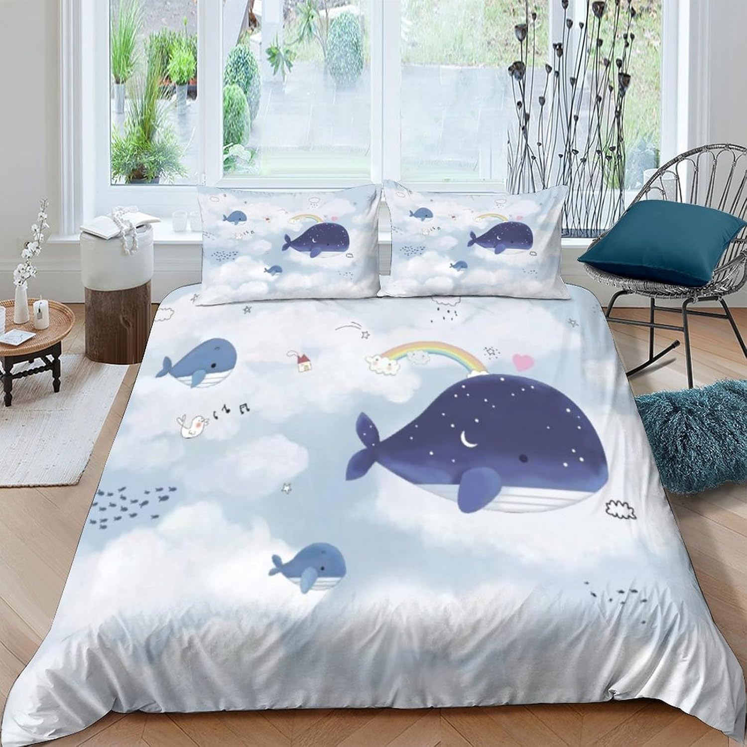 Ensemble de literie 260X230 cm avec housse et taies, le cadeau idéal pour un homme