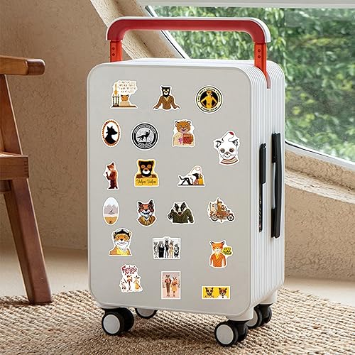 Miniatura 3 de 50 calcomanías de dibujos animados fantásticos de Mr. Fox para adolescentes, divertidas calcomanías de vinilo de película de anime para laptop,