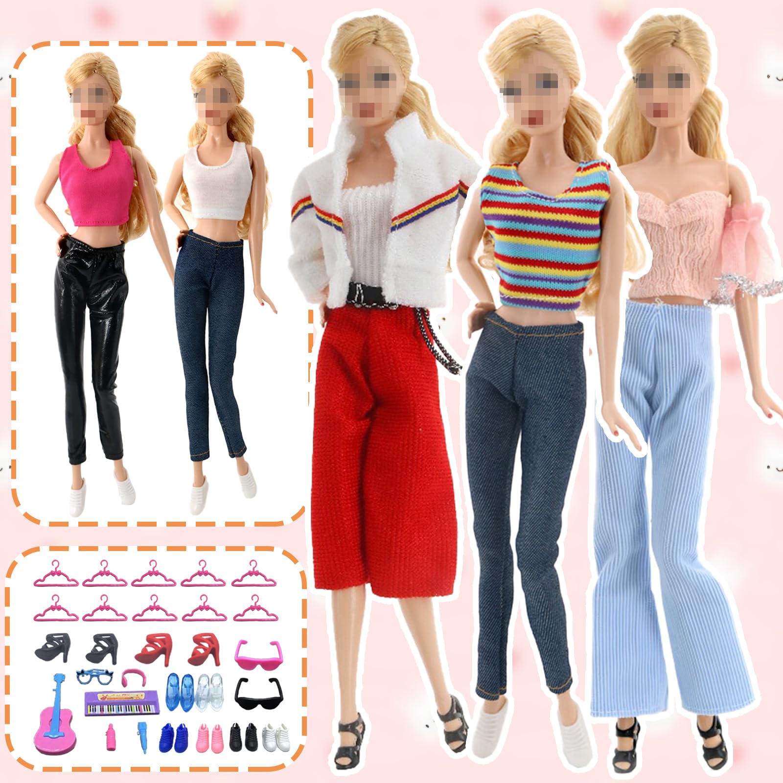 Doll Clothes and Accessories Compatible with Barbie Dolls - Image 2