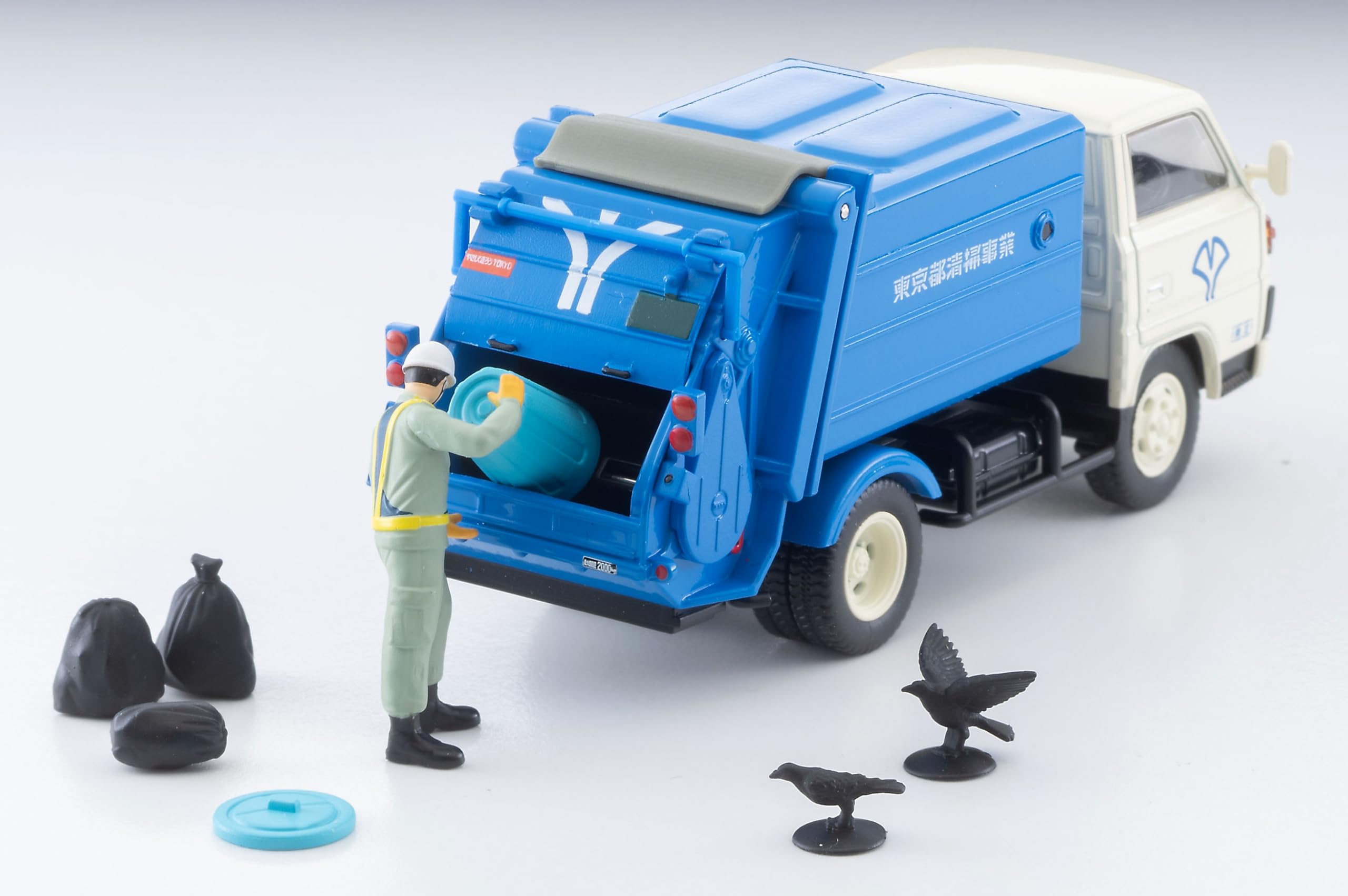 Tommy Tech Tomicalimted Vintage Neo LV-N343a Mitsubishi Canter Nettoyage de voiture (blanc/bleu) 333746