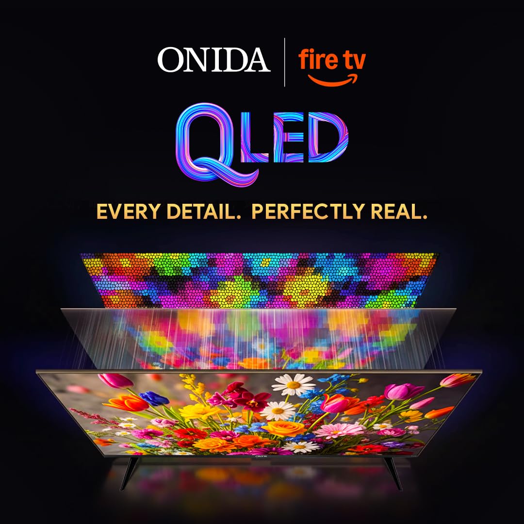 Onida 108 cm (43 inch) QLED Ultra HD 4K Smart Fire TV Q43UFD — Amazon image 10
