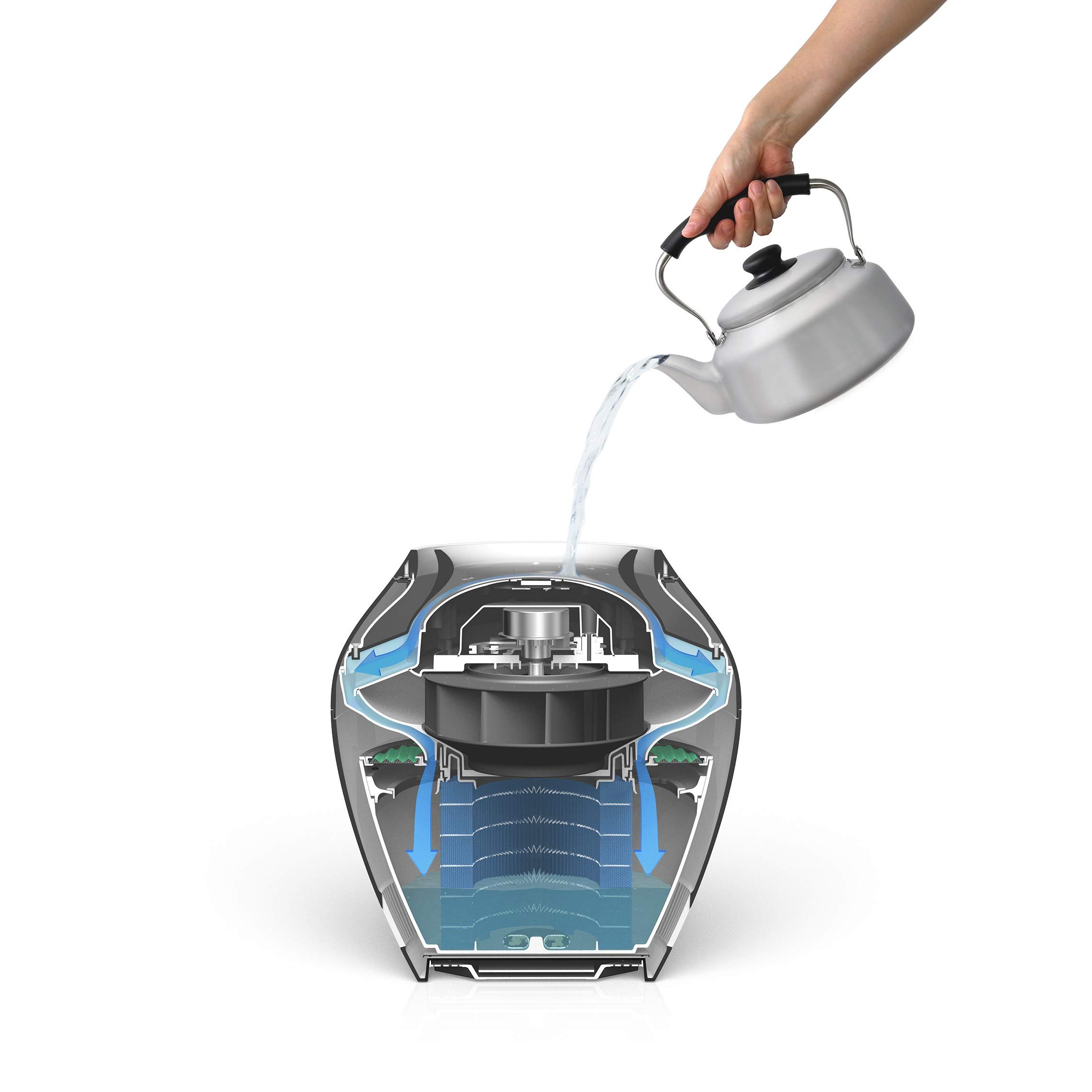 Amazon.co.jp: バルミューダ 加湿器 気化式 レイン Wi-Fiモデル  