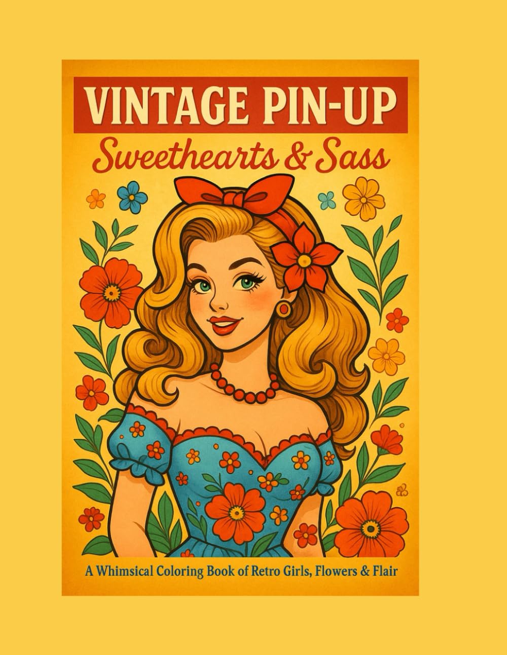 Vintage Pin Up Volume 4: Sweethearts & Sass Coloring Book
