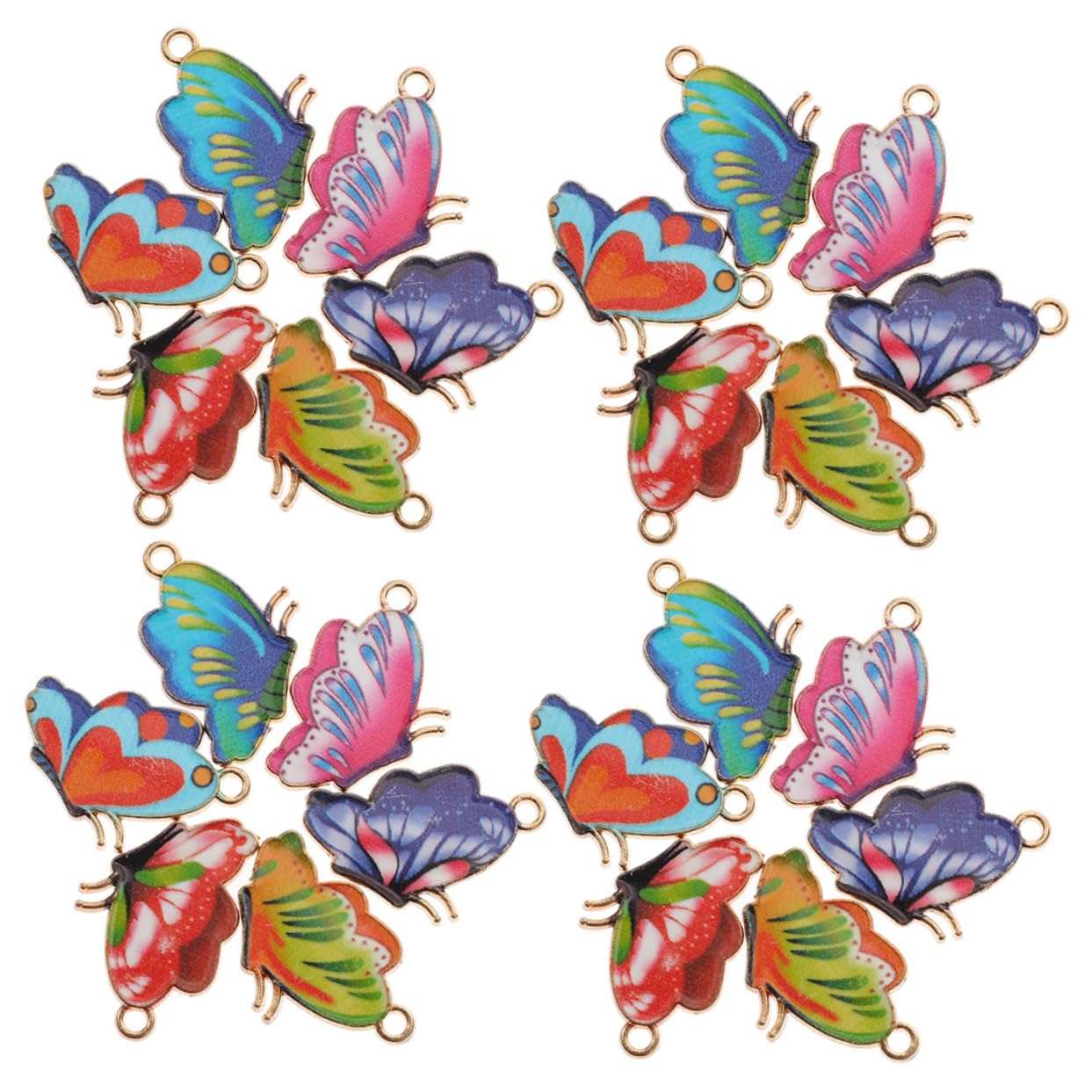 Operitacx 4 Juegos Colgante De Pulseras De Colgantes De Amuletos Para Hacer Joyas Colgantes Encantos Colgantes De Joyas De Aleación 48 Uds * 4