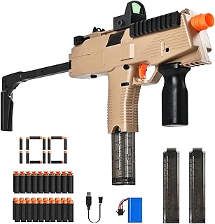 Realistic Electric Toy Machine Gun with Soft Darts