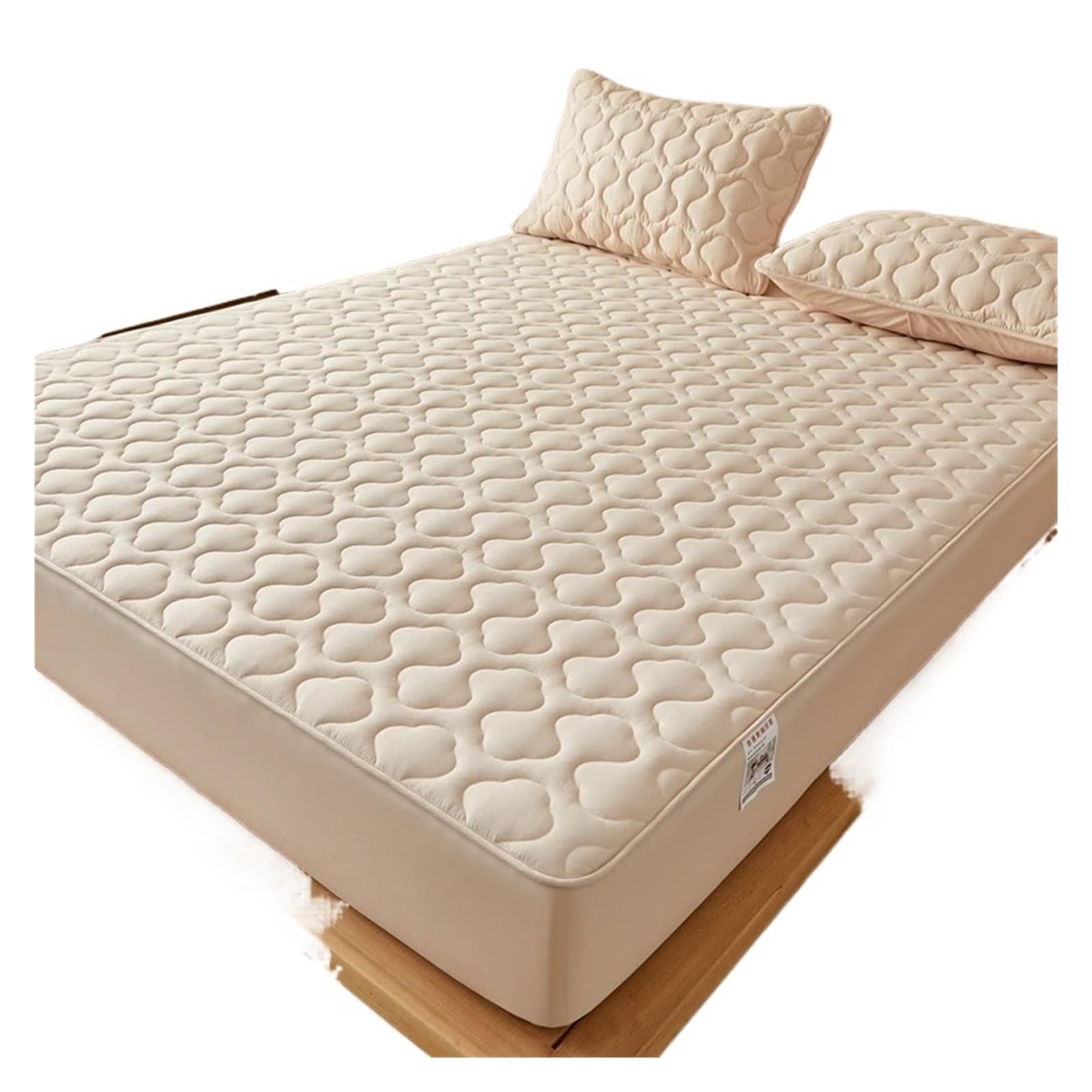 Housse de Matelas Moelleux pour Lit Double - Protège-Matelas Coton 150x200