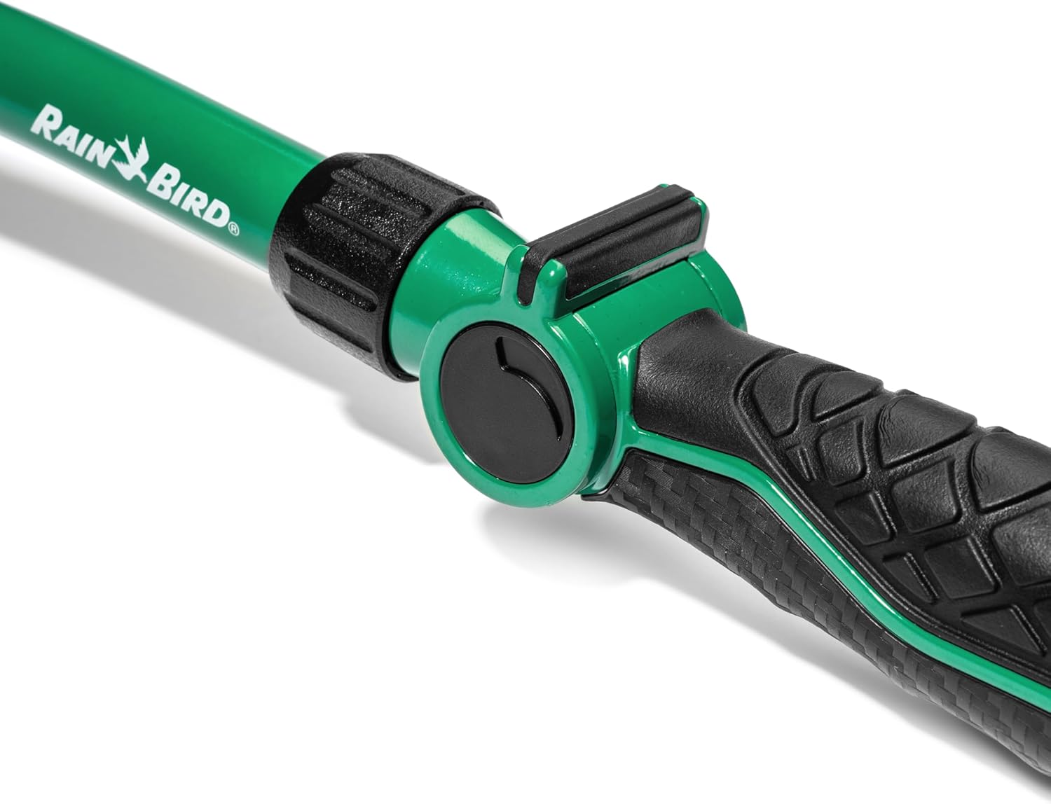 Rain Bird TCNZL8PWAND16 16" Watering Wand Garden Hose Nozzle, Thumb Control, Carbon Fiber Texture, 8-Pattern
