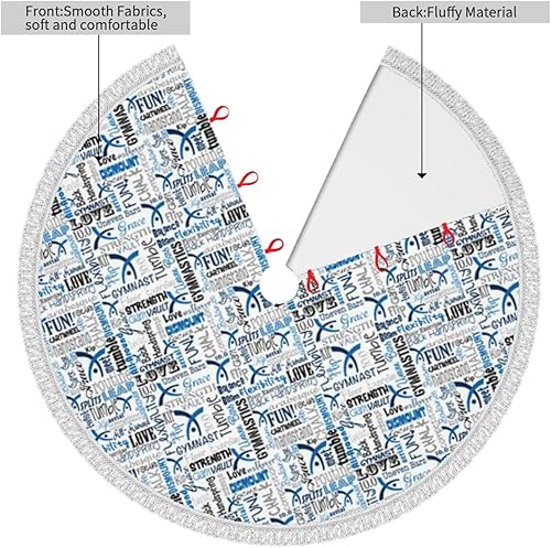 Vista 36 de Bandera de Venezuela imprimir árbol de Navidad falda de árbol de Navidad decoración vacaciones poliéster árbol de Navidad