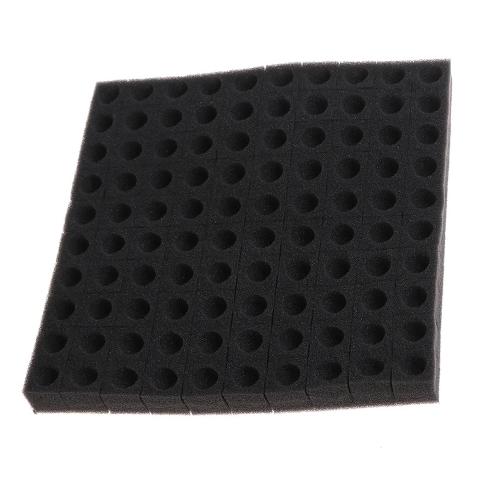 FOELANNE Hydroponics Grow Sponges, Hydroponic Grow Sponges 100 Pcs Black Soilless Seed Germination For Vegetables 25x25x24mm