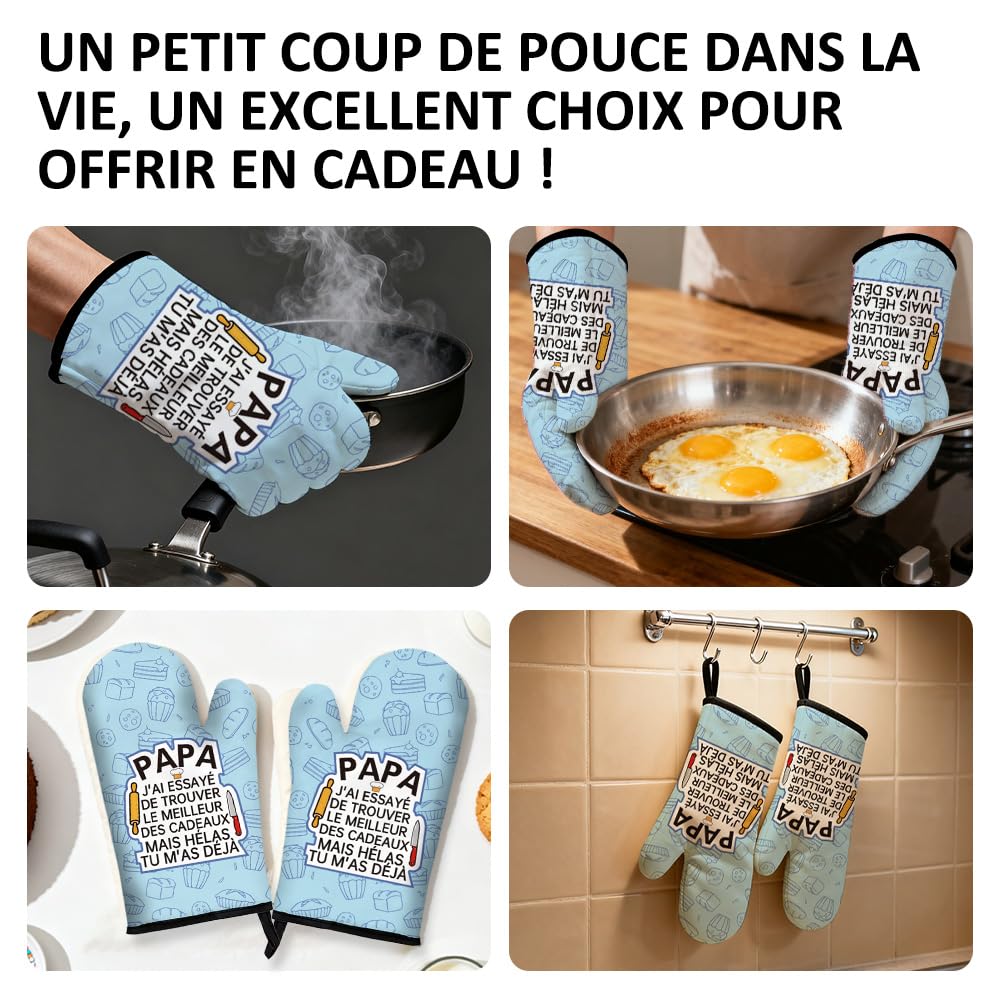 Idee Cadeau Papa Gants De Cuisine Cadeau Anniversaire Papa Cadeau pour Papa Cadeaux Papa Cadeau pour Un Papa Fete des Peres Noel Saint Valentin