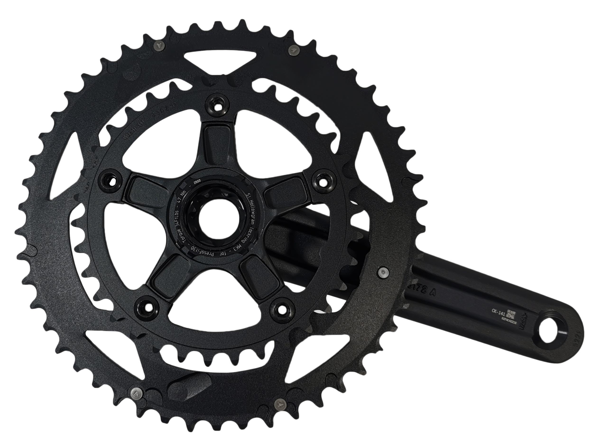 Pédalier Cannondale One – Double Plateau 50/34T, Longueur 170