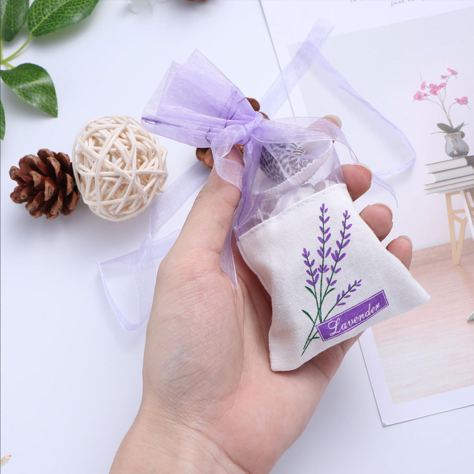 ABOOFAN 72 Pz Borsa morbida bustina di lavanda bustina vuota sacchetti per gioielli sacchetti borse di stoccaggio sacchetti di lavanda sacchetti per bomboniere medio Borsa