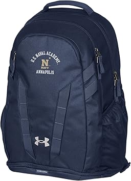 navy book bag