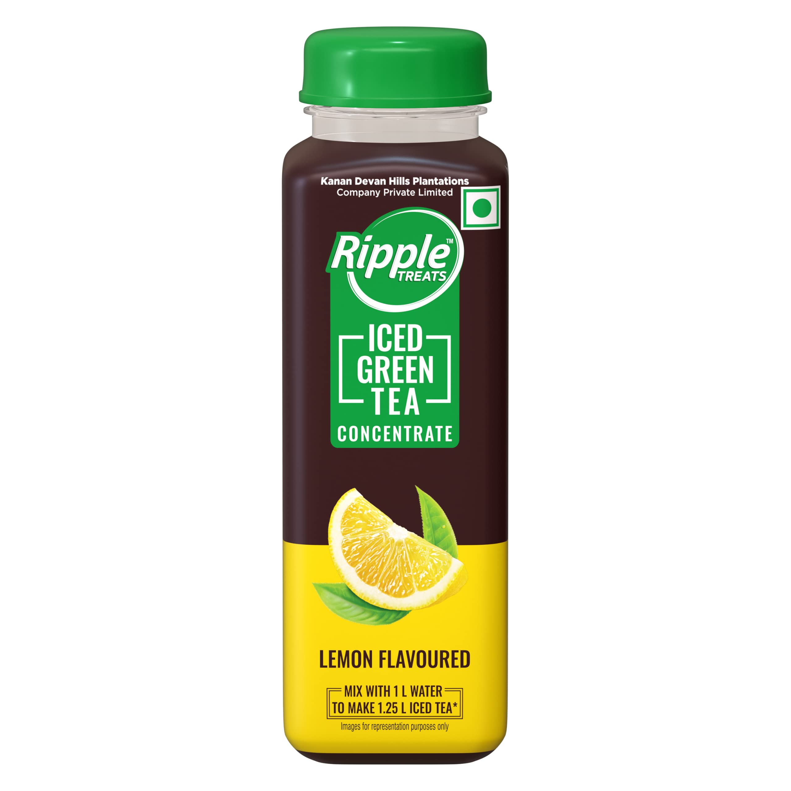 Ripple Green Ice Tea Lemon Flavoured - Liquid Concentrate, 250ml