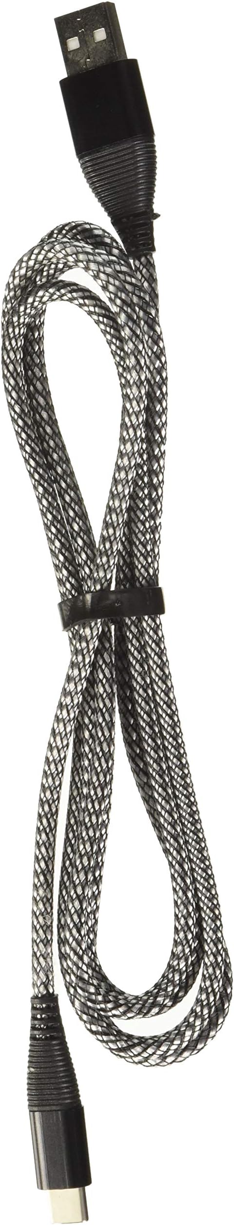 TAAR Rugged Premium TPR Type C Nylon Braided Data Cable - 4.92 Feet (1.5 Meter)