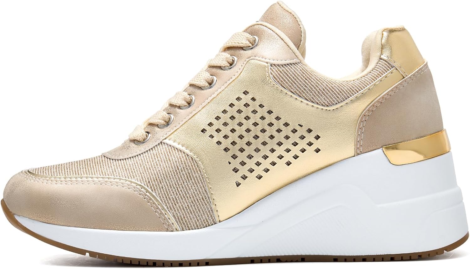 Cestfini Wedge Sneakers for Women - Wedge Tennis Shoes Non-Slip Women Fashion Sneakers - Image 4