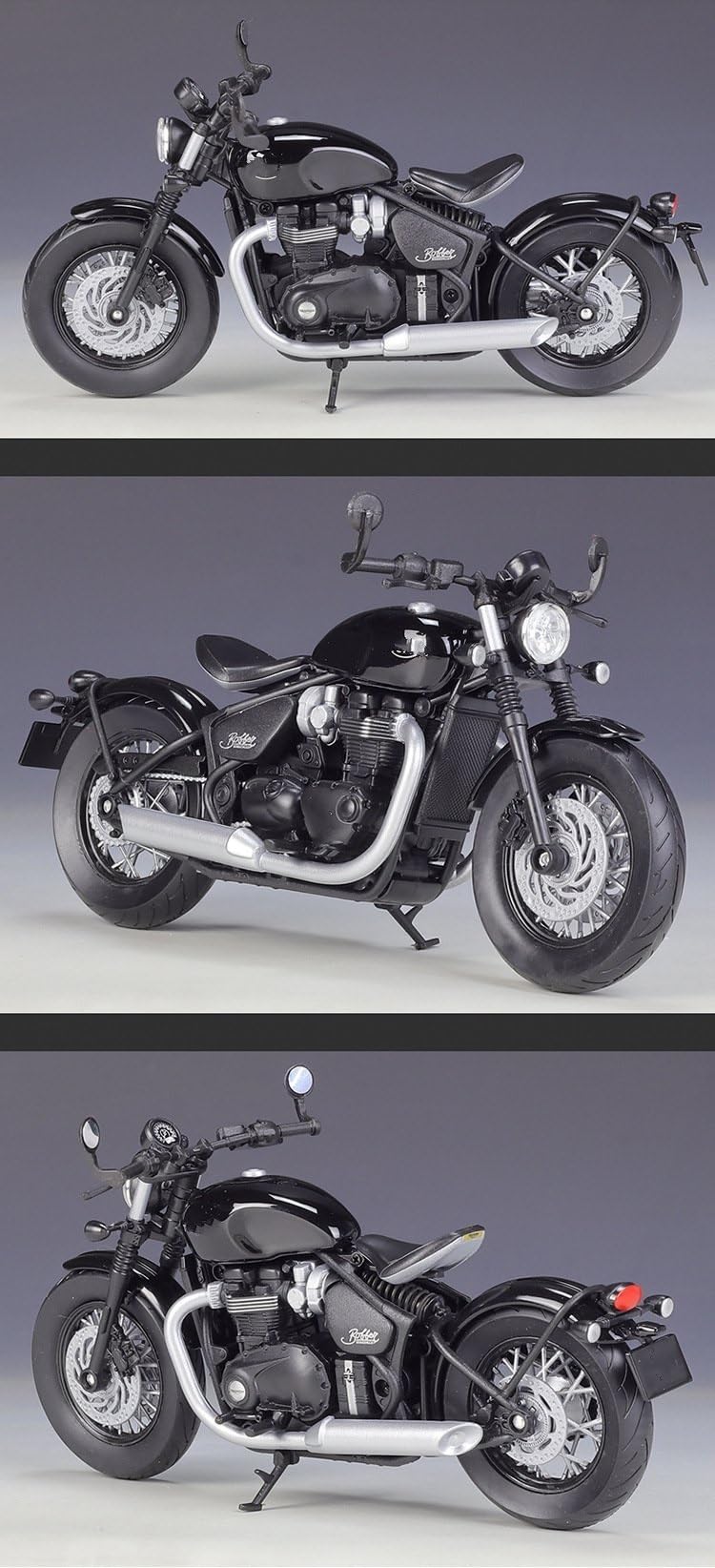 Amazon.co.jp: トライアンフに最適 ボンネビルボバー 1:12