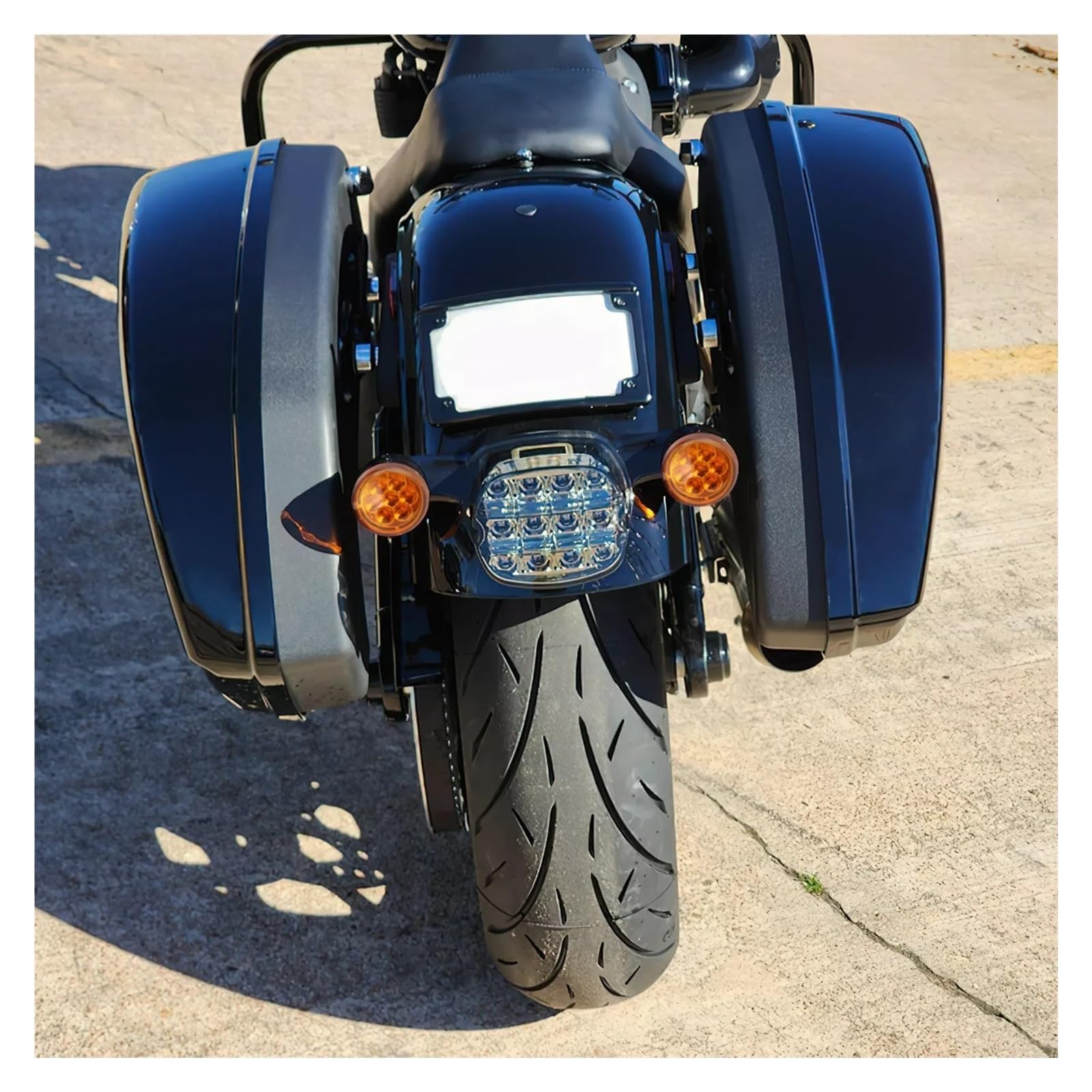 Feu arrière de moto Pour Harley Pour Low rider FXLR 2018-2020 Feu arrière LED pour moto, feu de freinage
