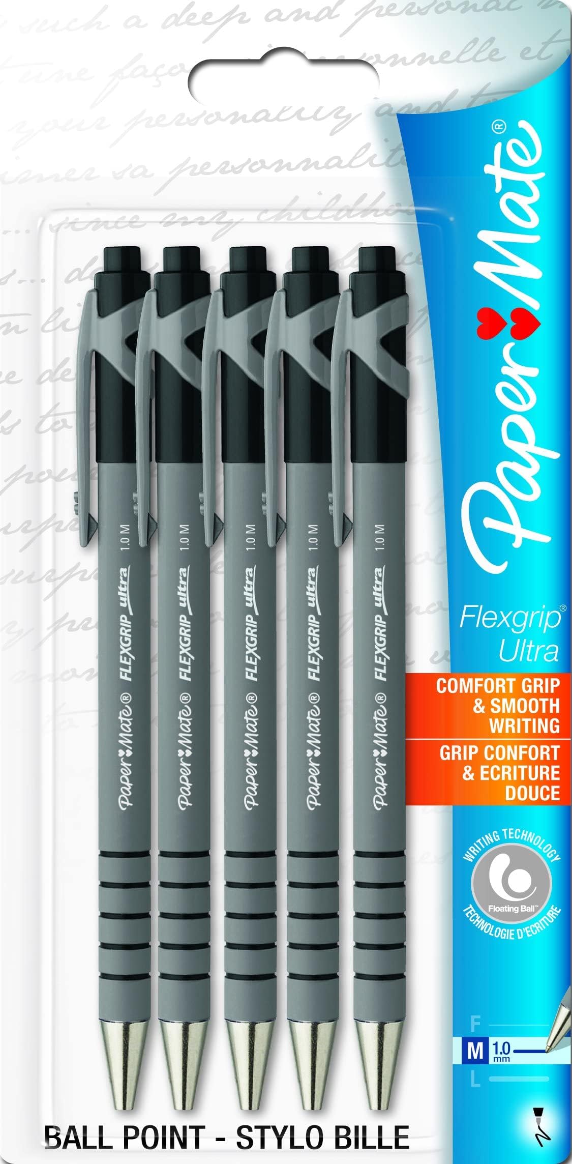 Paper Mate Flexgrip Ultra Retractable Ballpoint Pens Medium Point (1