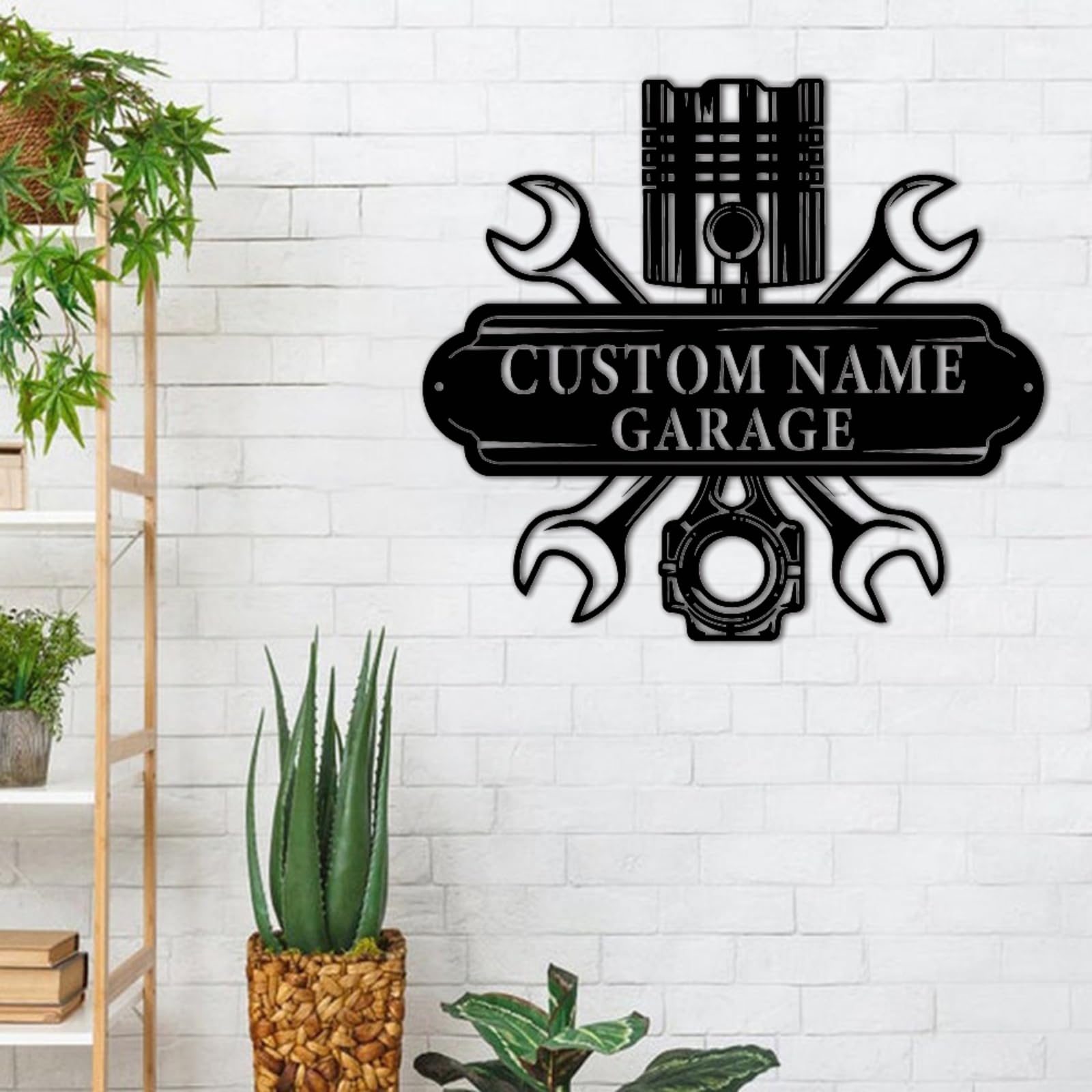 Amazon.com: Custom Garage Metal Wall Art, Personalized Workshop