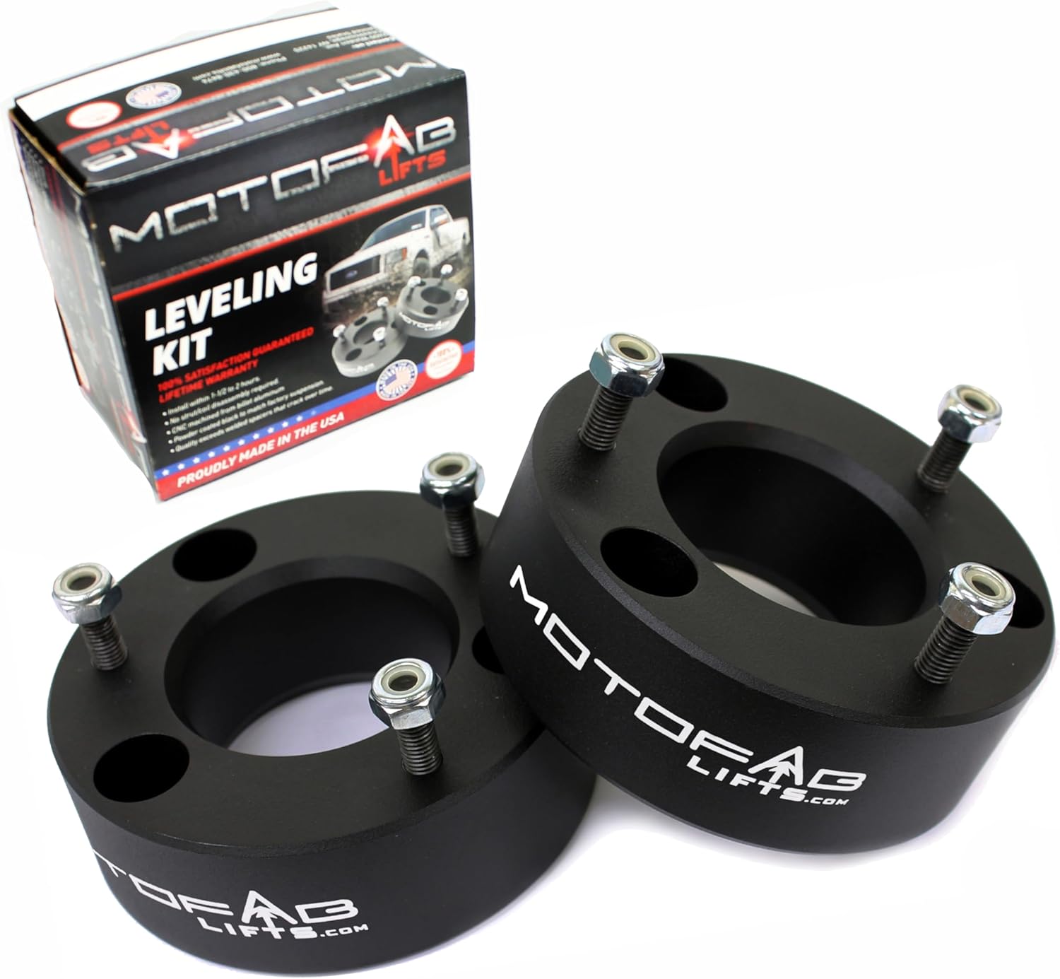 MotoFabLifts F150-3 - 3 in Front Leveling Lift Kit That is compatible with F150