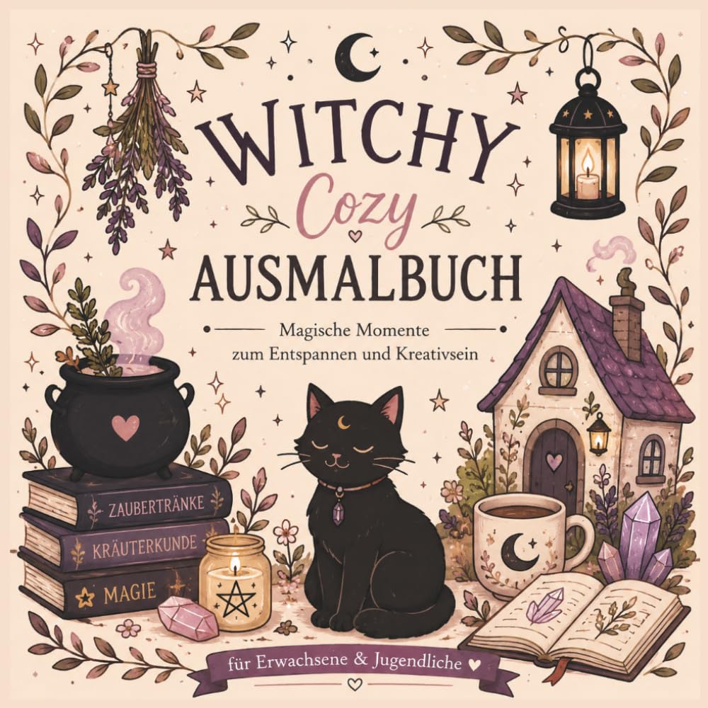 Cozy Witch: Dein verhextes Malbuch