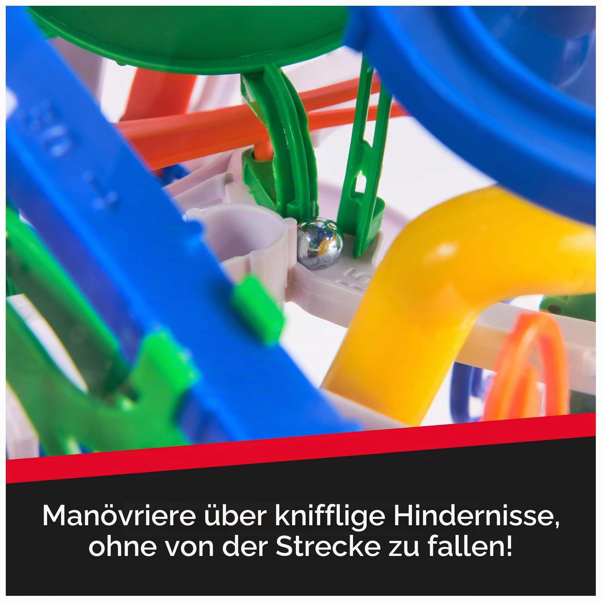 Rubik's Würfel Tracks 125, 3D-Puzzlespiel und Labyrinth mit 125 Hindernissen, entspannendes Spielzeug, das eine Herausforderung für den Geist darstellt, für Kinder ab 8 Jahren