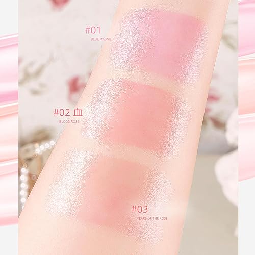 Miniatura 5 de Paquete de 3 lápices labiales de gelatina de flores, cambio de temperatura, hidratante de larga duración, bálsamo nutritivo mágico que cambia de