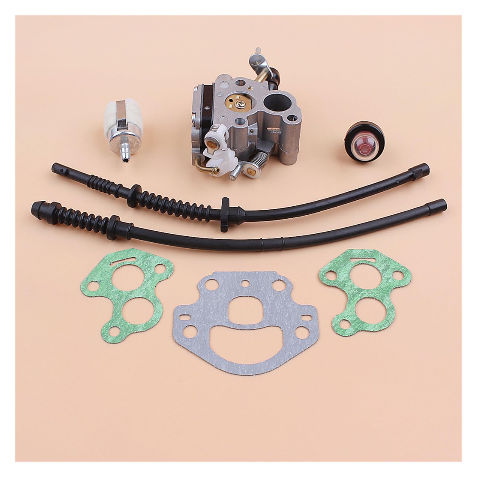 Kit de Filtro de Manguera de Combustible de la Junta del carburador for Husqvarna 435 440 43 5e 440e for jonsared CS410 CS2240 Motosierra for zama C1T-EL41A