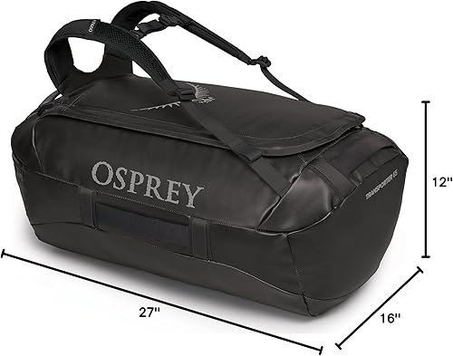 Miniatura 3 de Osprey Transporter - Bolsa de viaje (40 litros), color negro