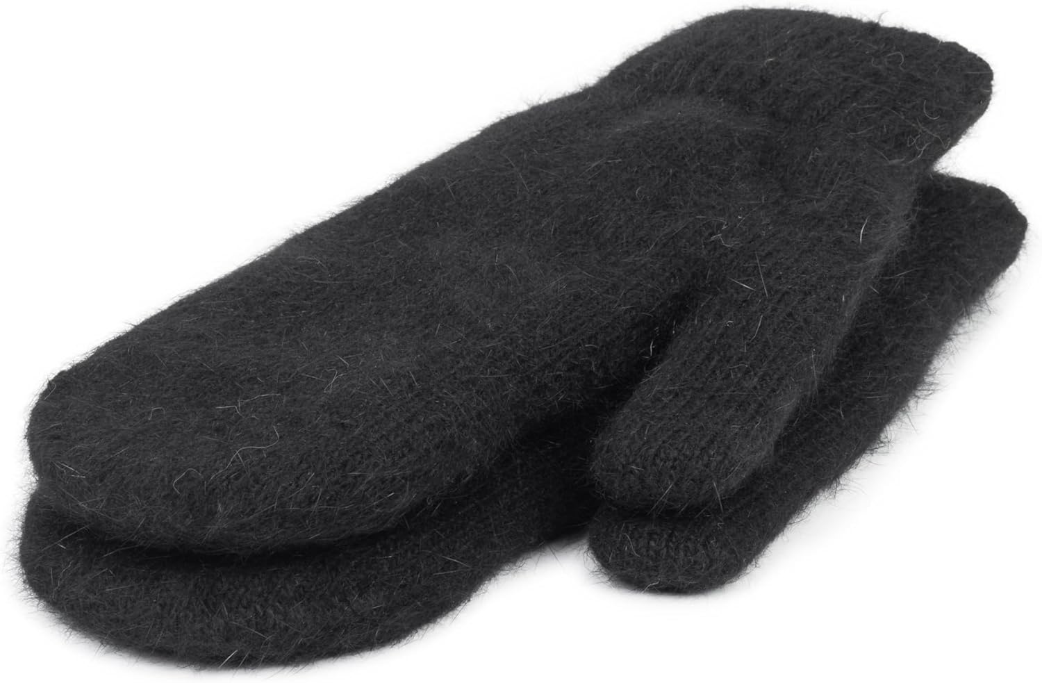 FGSS Winter Warm Mittens for Women Men - Soft Faux Rabbit Fur Mittens Elastic Cuff Stretchy Knit Gloves Cold Weather - Image 2