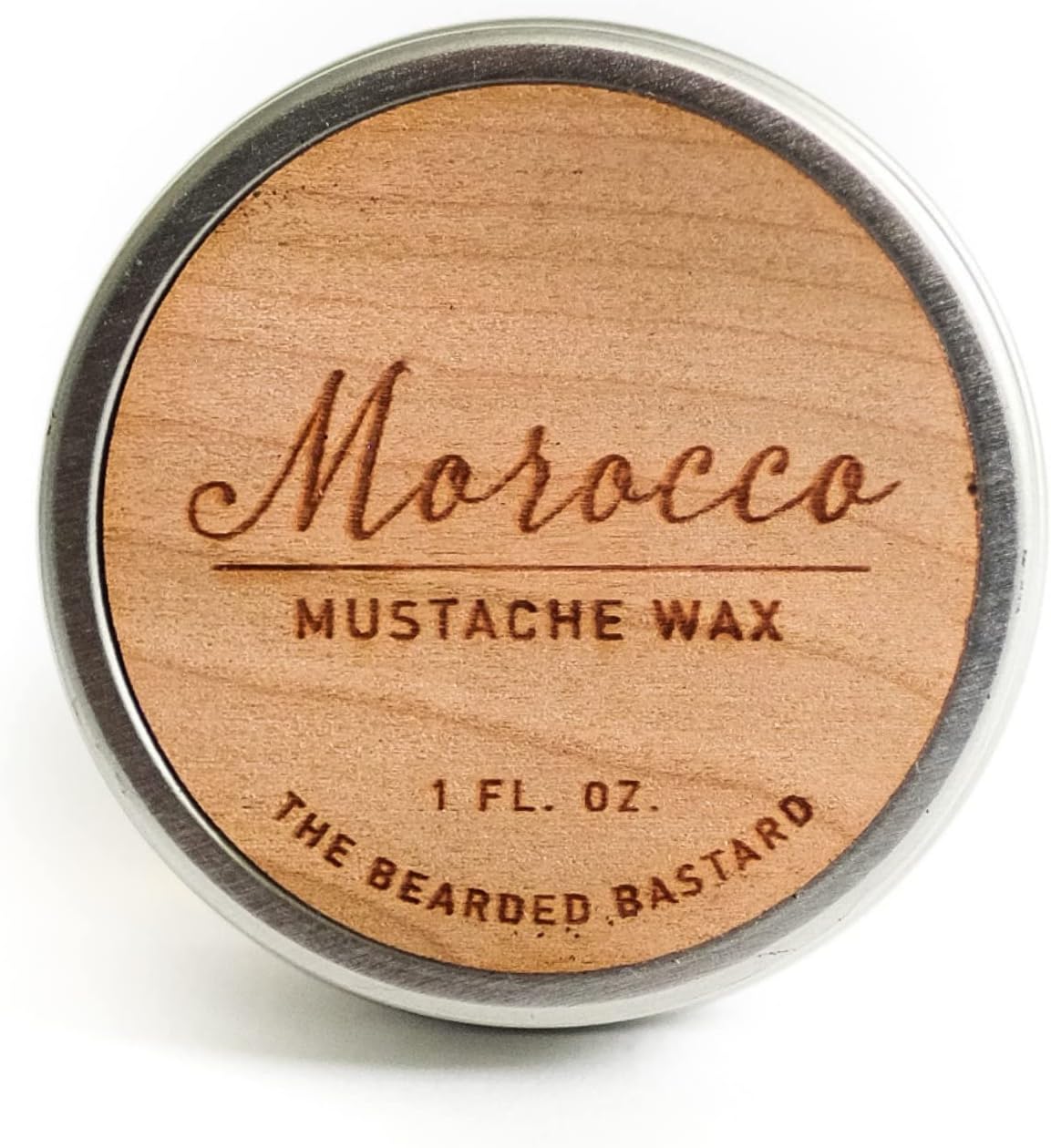 TBB Morocco Mustache Wax for Men | Tame & Style Your Mustache | Excellent Grooming, Excellnet Scent | Amber Scent (1 Oz.)