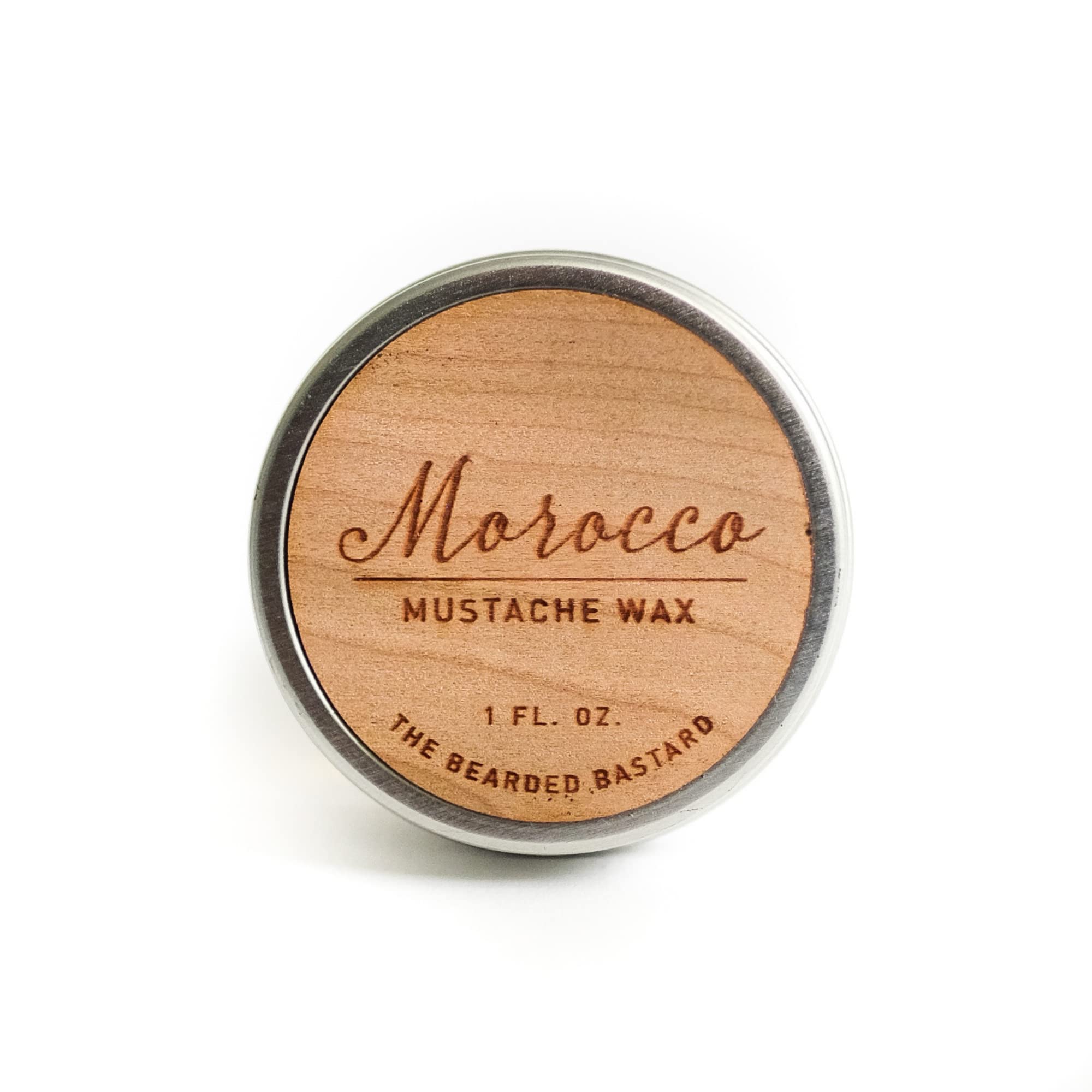 TBB Morocco Mustache Wax for Men | Tame & Style Your Mustache | Excellent Grooming, Excellnet Scent | Amber Scent (1 Oz.)