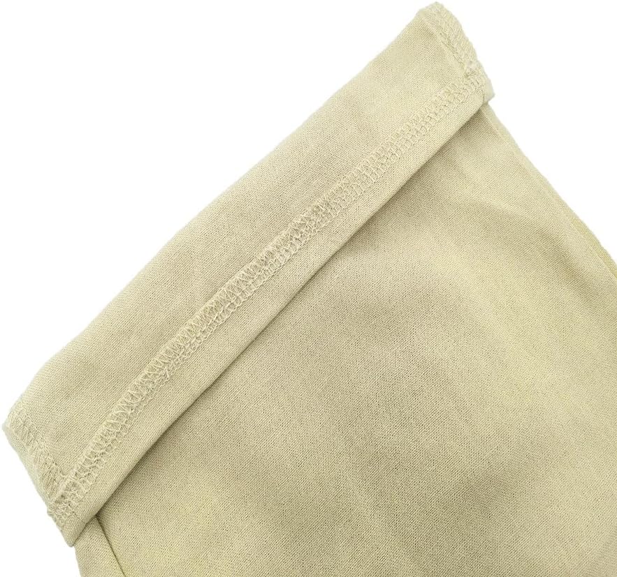 Women Linen Pants Summer Casual Drawstring Elastic Waist Pants Lightweight Capris Beachwear - Image 5