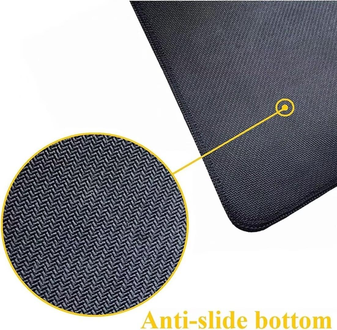 Alfombrilla de ratón 1400x600x3 MM, Alfombrilla Ratón XXL Extendida de Gran Tamaño con Bordes Cosidos, Resiste Salpicaduras, Base de Goma Antideslizante y Almohadilla para Teclado, Caqui S-11297