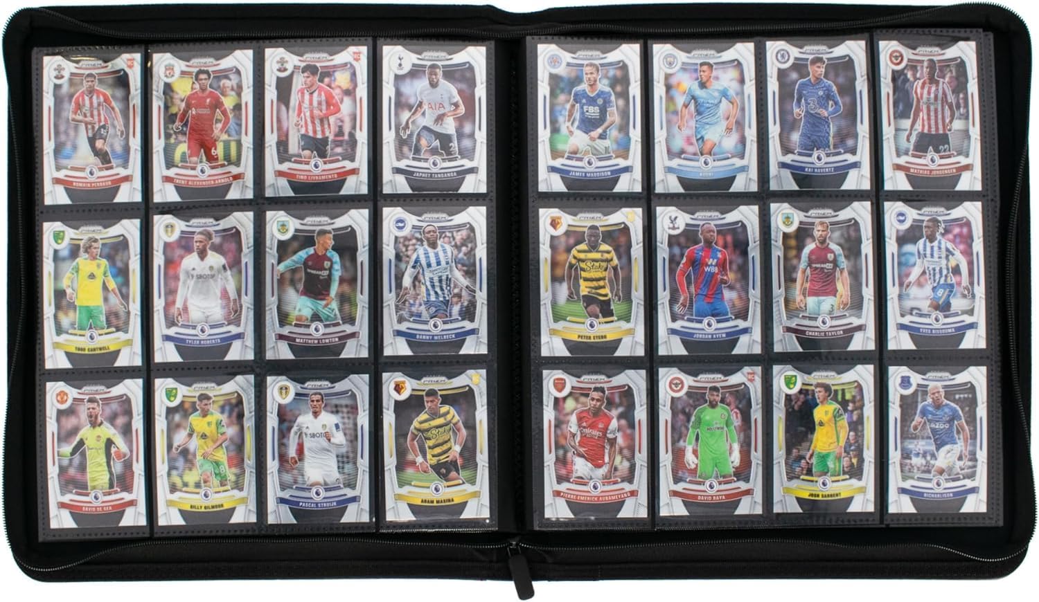 BCW 12-Pocket Zipper-Folio LX Trading Card Binder (Black) | Card Collection Binder with 480 Card Capacity | Archival Safe Pages | Secure Wrap-Around Zipper | Pocket Trading Card Holder Album