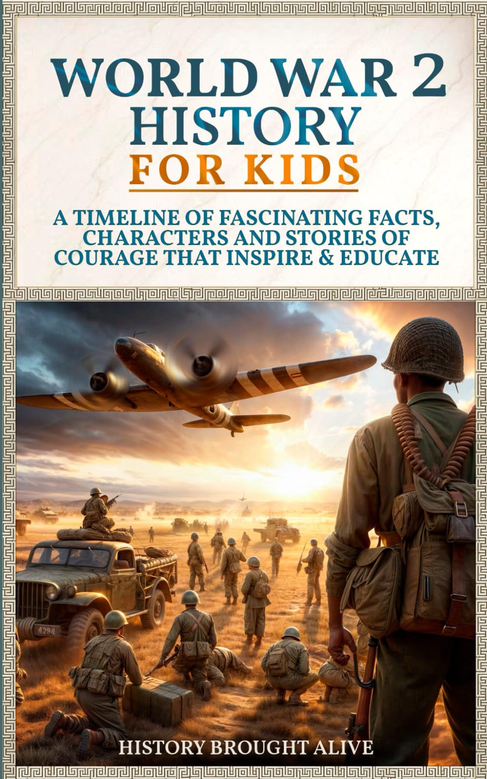 World War 2 History For Kids: A Timeline of Fascinating Facts, Characters and Stories of Courage that Inspire & Educate