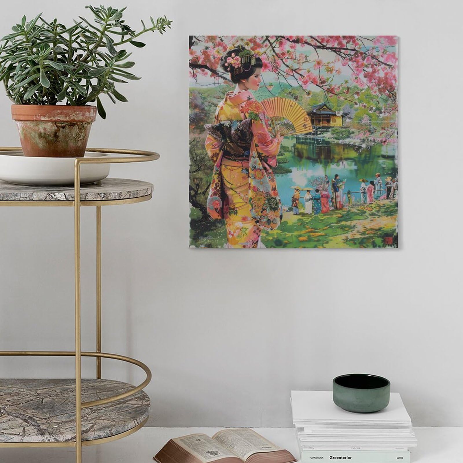 Amazon.co.jp: 令和の浮世絵 和風 絵画 お洒落 かっこいい 江戸 掛け軸