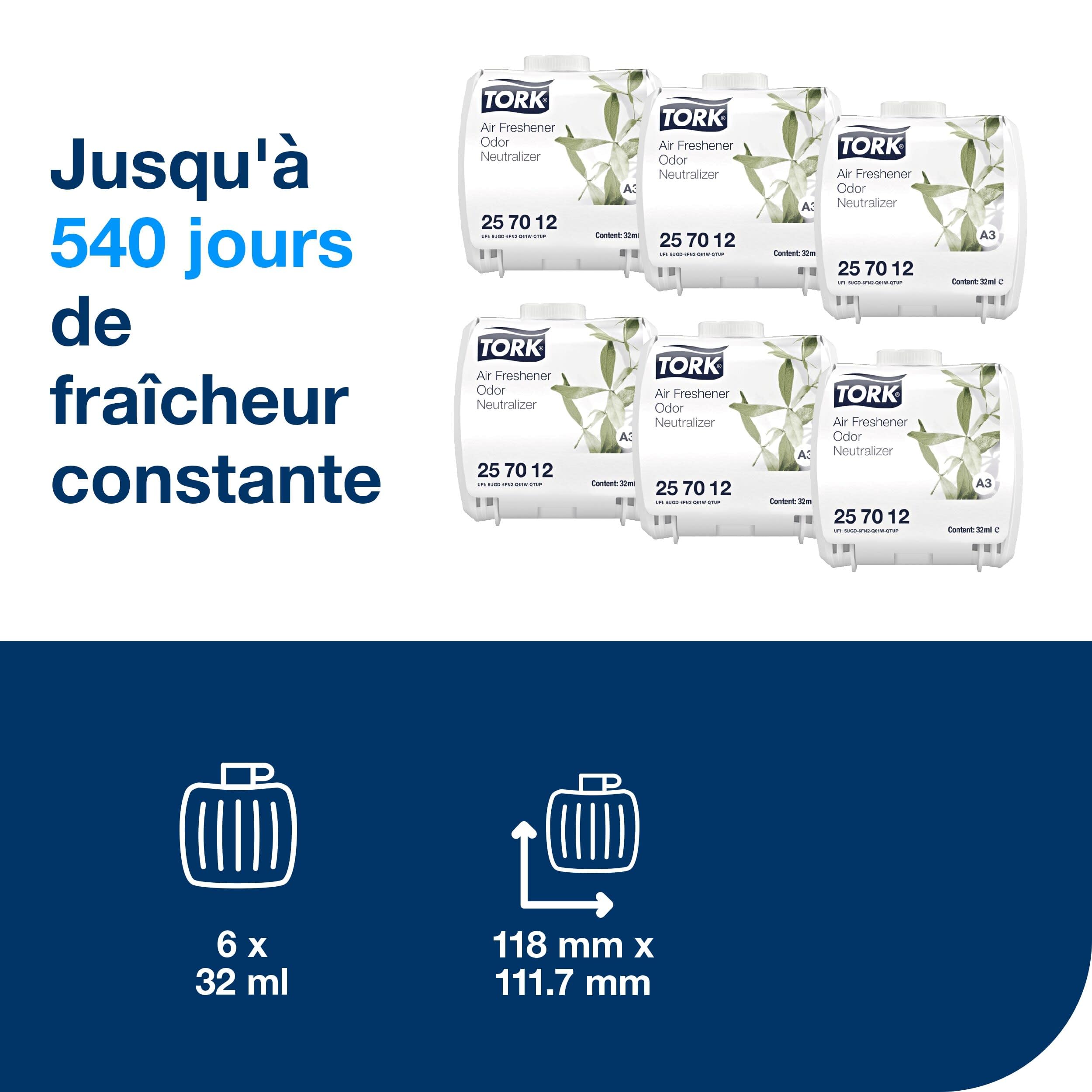 Image secondaire de Recharge Tork pour Désodorisant Citronnelle A3 - Élimination des Odeurs