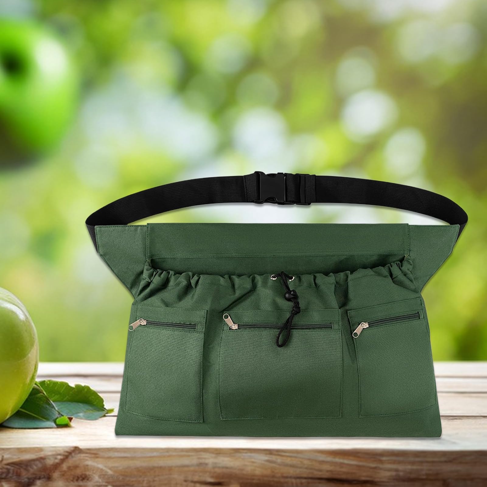 Grembiule da raccolta Con Tasche E Con Coulisse | Grembiule Da Giardiniere Borsa Per La Raccolta Per Adulti Giardinieri Anziani Agricoltori Esterno Cortile Frutteto Serra