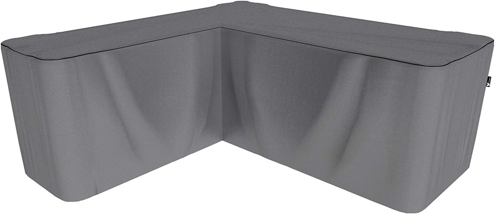 SORARA Protective Cover for Corner Sofa | Grey | 235 x 235 x 70/100 cm