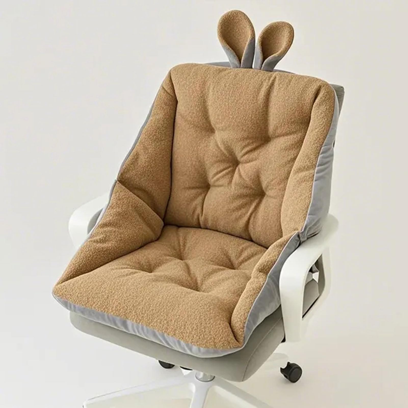 Coussin sciatique et mal de dos : siège de bureau ergonomique marron
