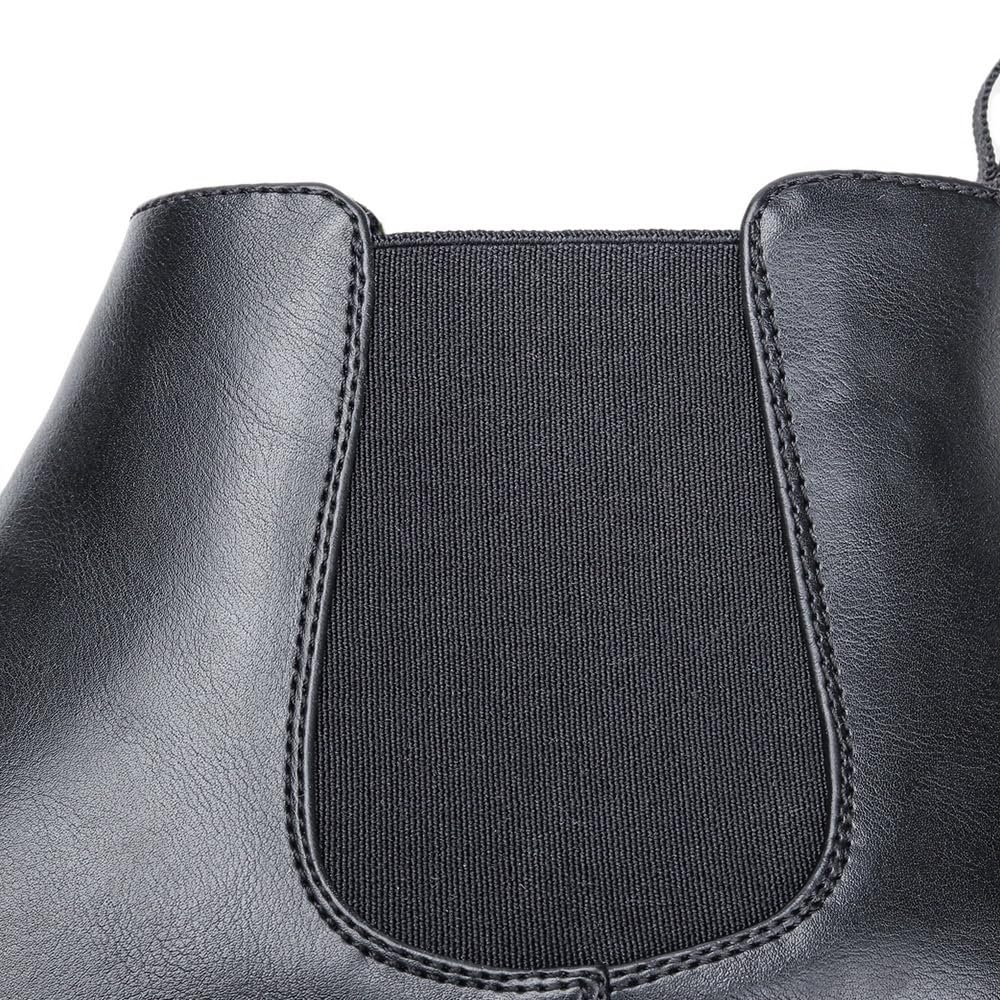 Finishing & Sewing Botas Chelsea para hombre, estilo informal, informales