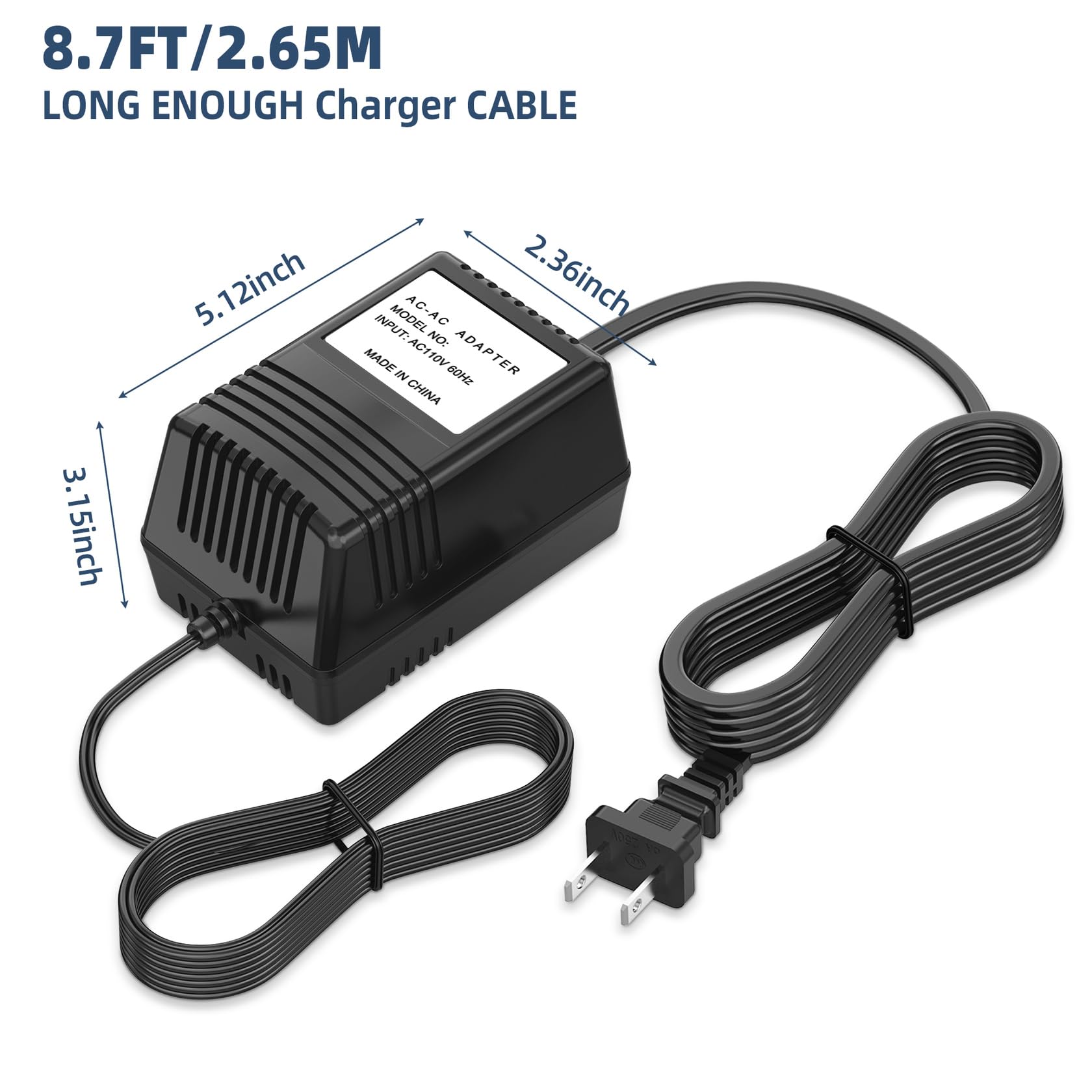 XMHEIRD AC Adapter for Motorola Duo Charger Talkabout T5720 Walkie-Talkie Power Supply Cord Cable PS Charger