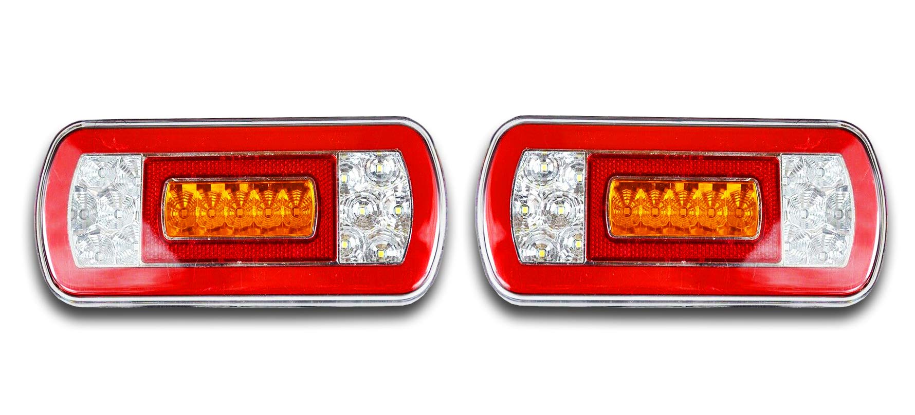 2 x 12 V LED tylne światła lampiony do samochodów ciężarowych odbiornik samochodów ciężarowych przyczepa kempingowa samochód S C A N I A