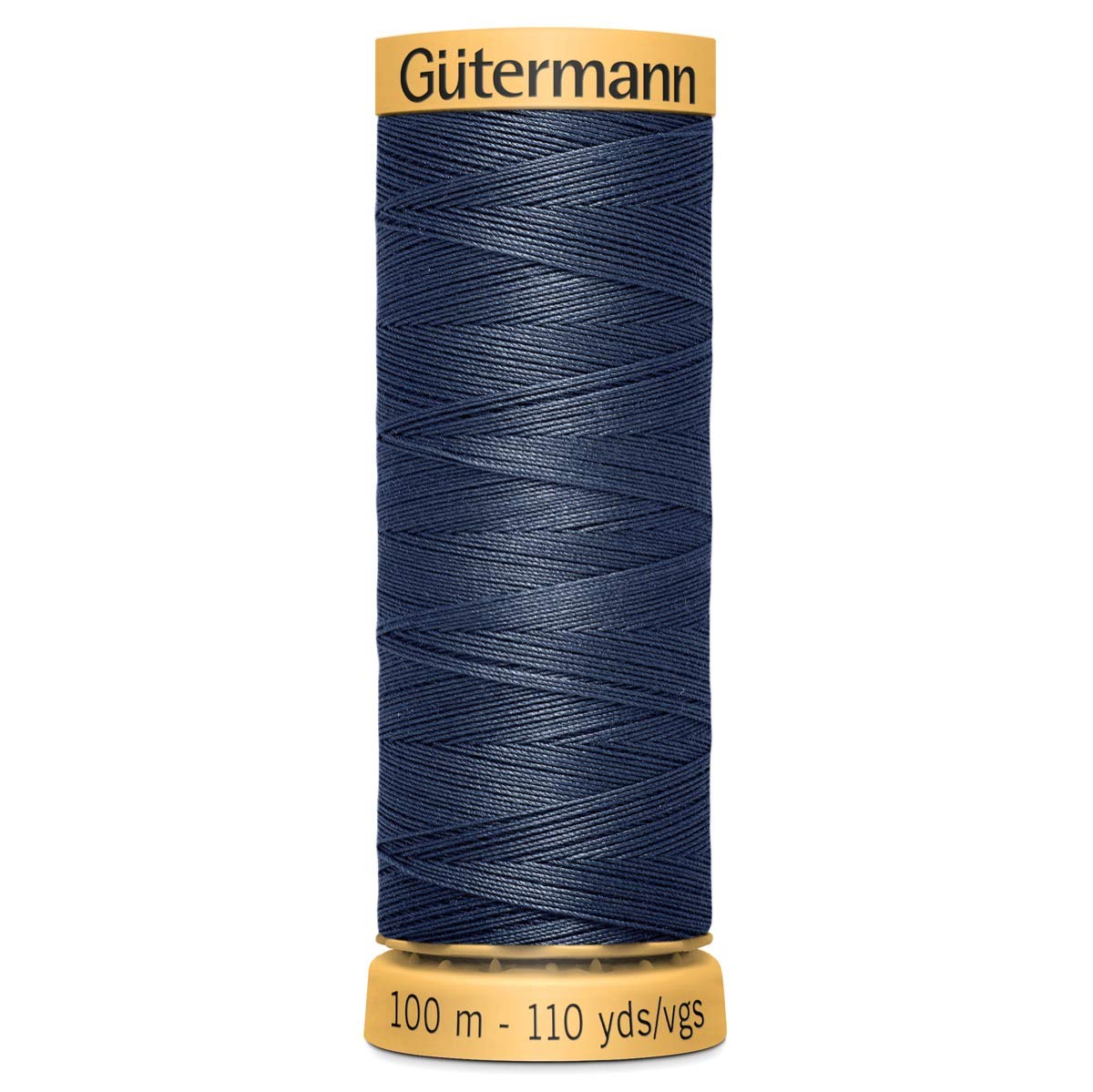 Gütermann Dark Navy 100% Natural Cotton Thread By Gutermann For Sewing And Quilting - 100M Spools - Colour Number 5313-1 X 100M Spool