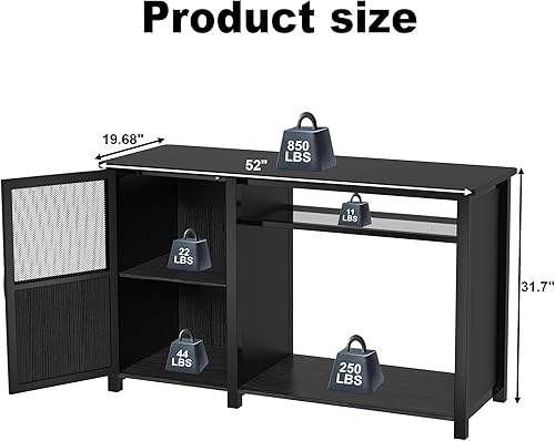 Miniatura 14 de GDLF Soporte de metal para acuario con gabinete para almacenamiento de accesorios de pecera, acuario de 40 galones, tanque de tortuga, terrarios